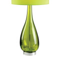 Lampe de table décorative unique en verre vert design